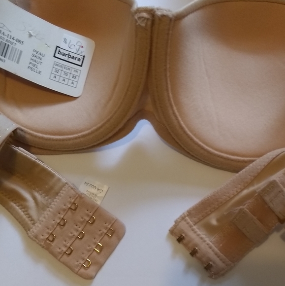 Barbara Vintage 2 Convertible Strapless Underwire Demi Bras NWT Size 32A - Picture 5 of 13